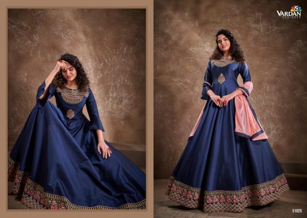 Vardan Apsara 2 Designer Silk Gown With Dupatta Collection 